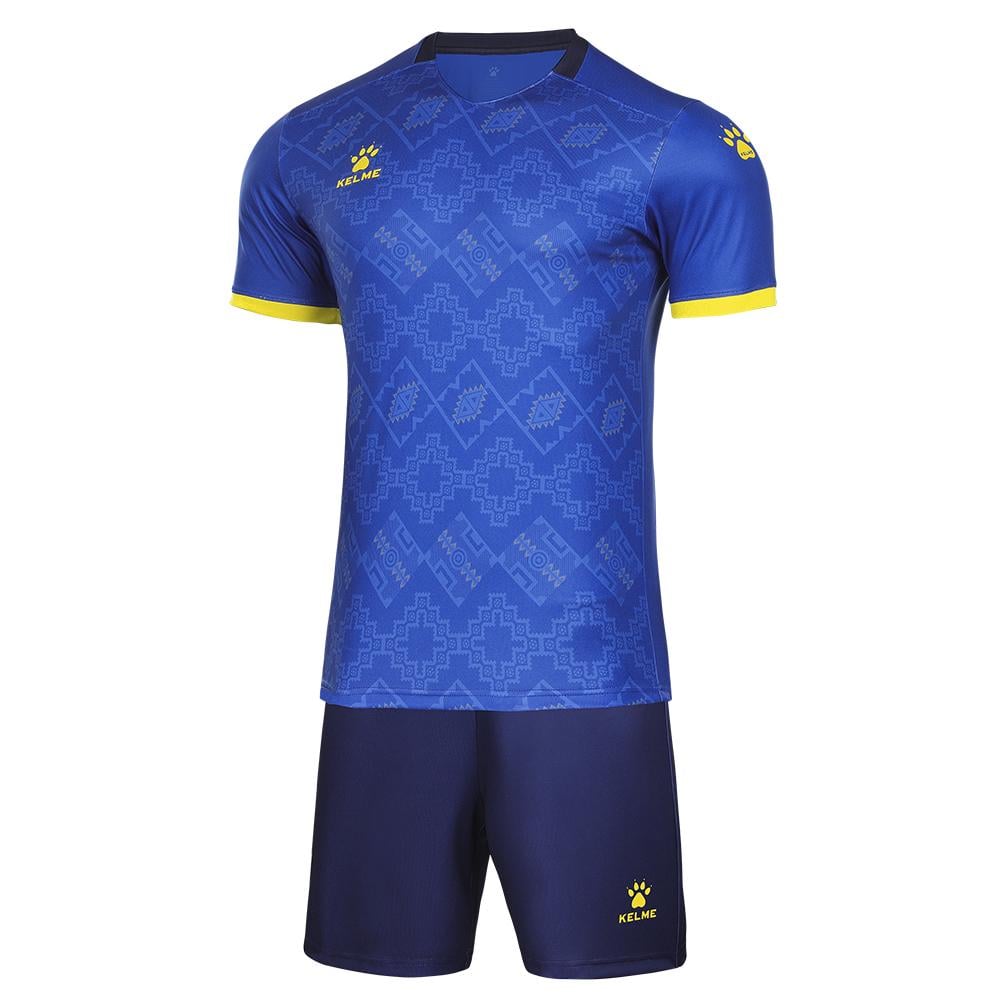 Комплект футбольной формы Kelme Argo к/р S Синий