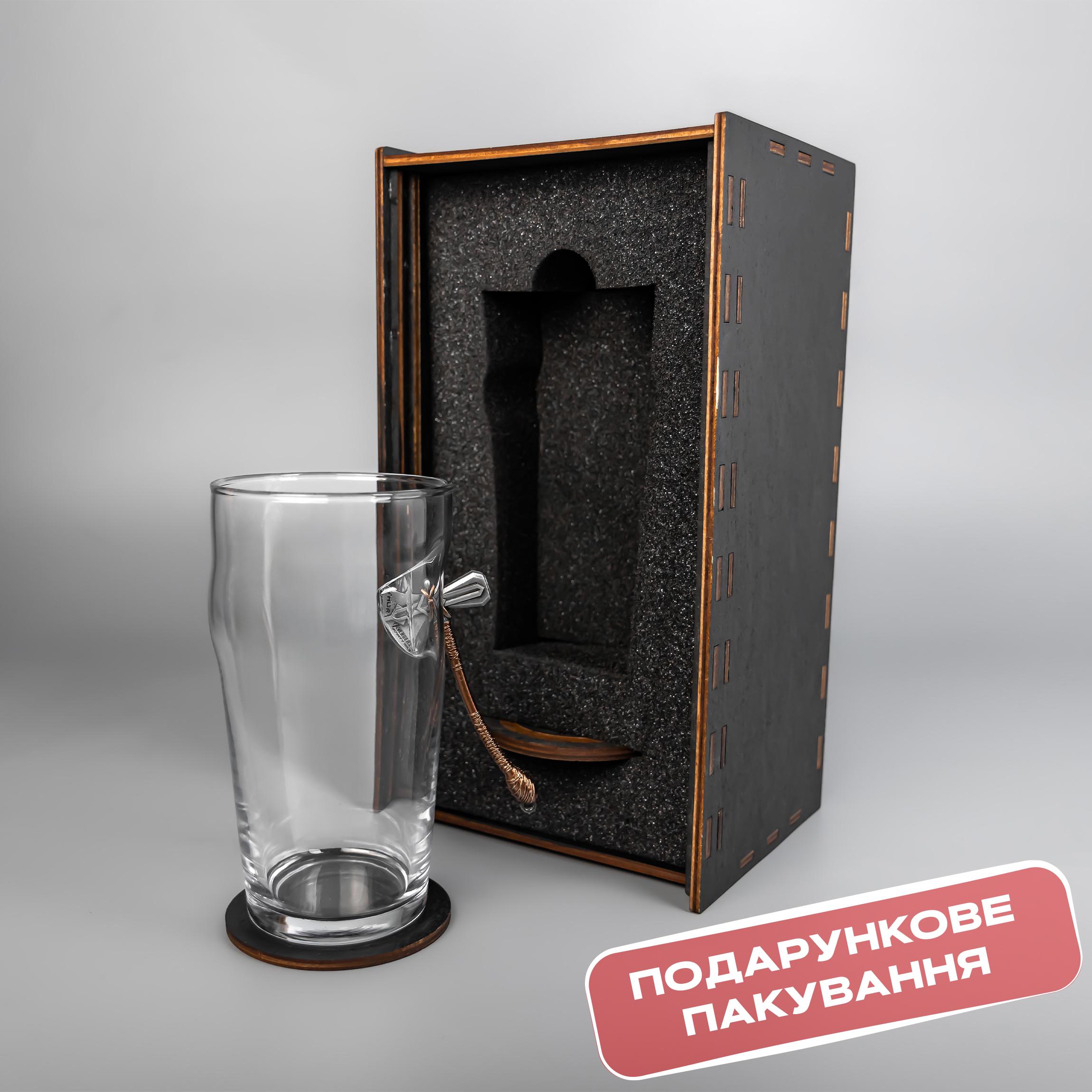 Бокал для пива с топором VSKLO 500 мл (19483868) - фото 6 Бокал для пива с топором VSKLO 500 мл (19483868) - фото 6