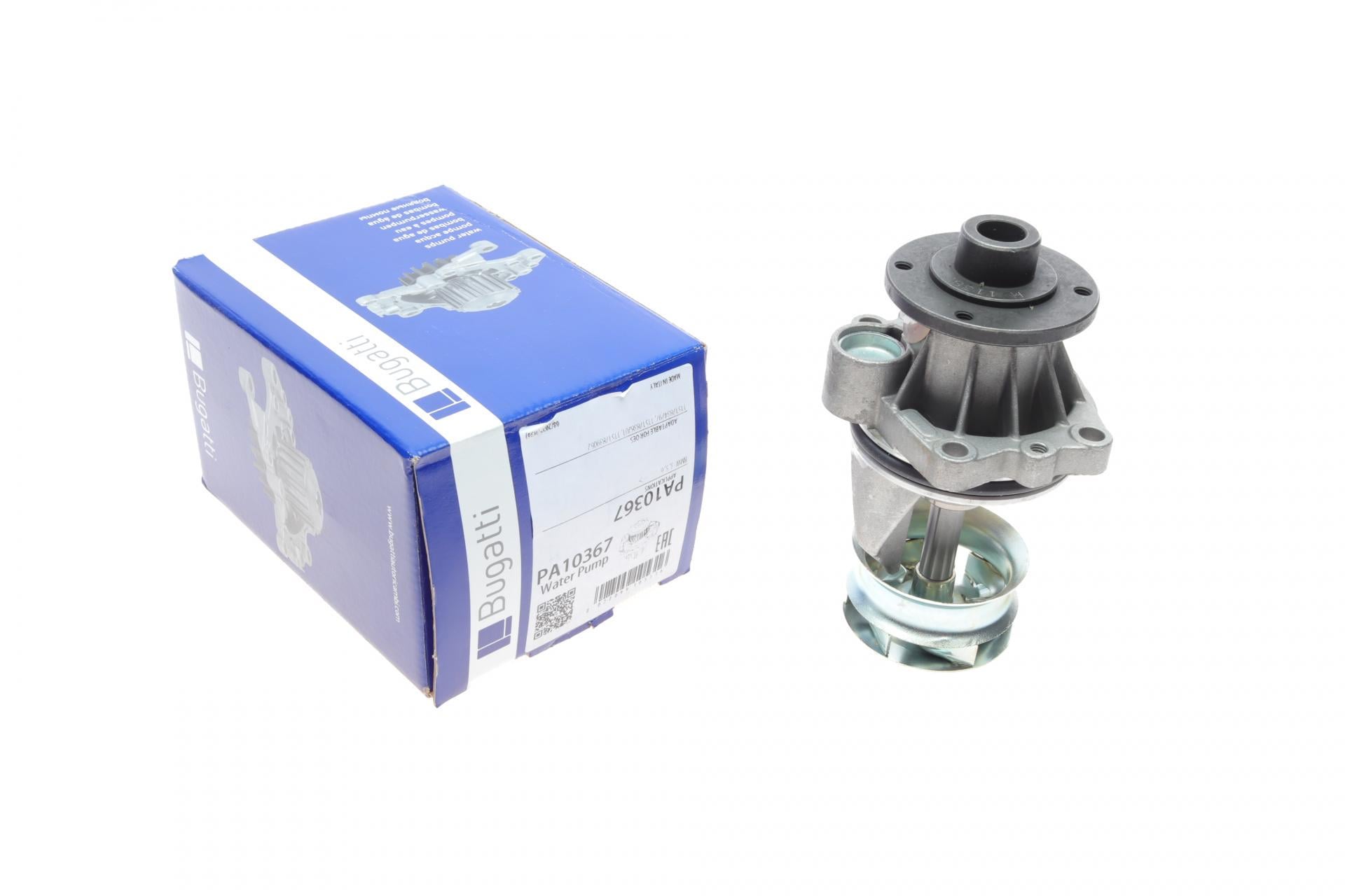 Водяная помпа Bugatti BMW 3 E90/E92/E93/5 E60/E61/6 E63/E64 M series 4.0/5.0 04-13R/B 6 лопастей (PA10367)