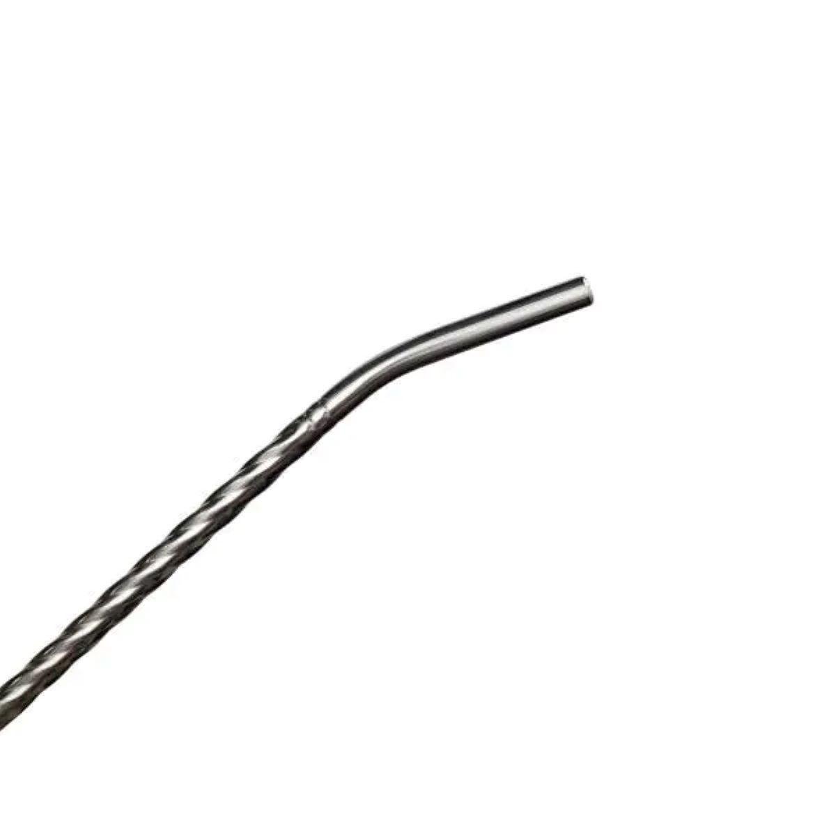 Набор многоразовых ложек-трубочек для напитков со щеткой для мытья из нержавеющей стали 6 шт. 19,5 см Серый (HP-20-54) - фото 3 Набор многоразовых ложек-трубочек для напитков со щеткой для мытья из нержавеющей стали 6 шт. 19,5 см Серый (HP-20-54) - фото 3