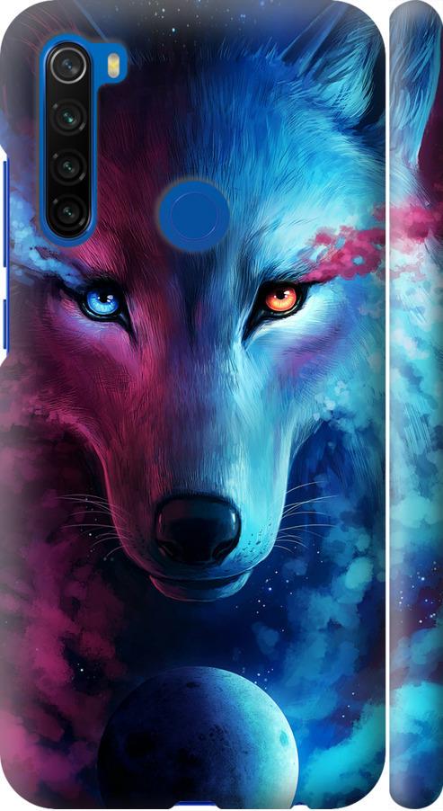Чехол на Xiaomi Redmi Note 8T Арт-волк (3999m-1818-42517)