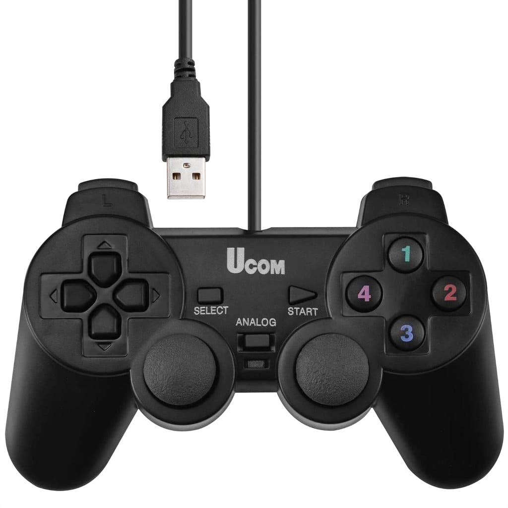 Дротовий геймпад Ucom UC-JS704S для ПК та PS3 USB Black (3_05471) - фото 2
