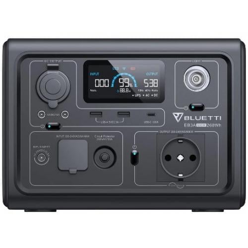 Портативна зарядна станція BLUETTI EB3A 268Wh (16606)