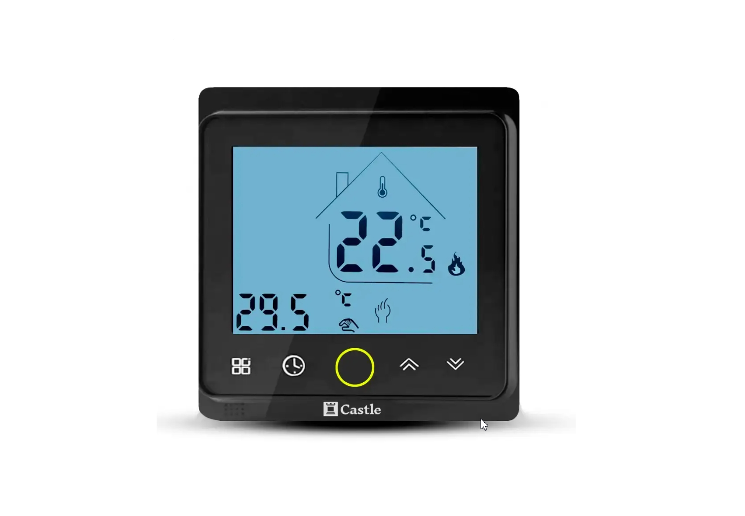 Терморегулятор Castle AC603H Wi-Fi Чорний (AC603HB)