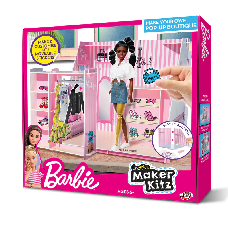 Творчий набір Barbie Make Your Own Pop-Up Boutique Maker Kitz для самостійної збірки (2788788280) - фото 3