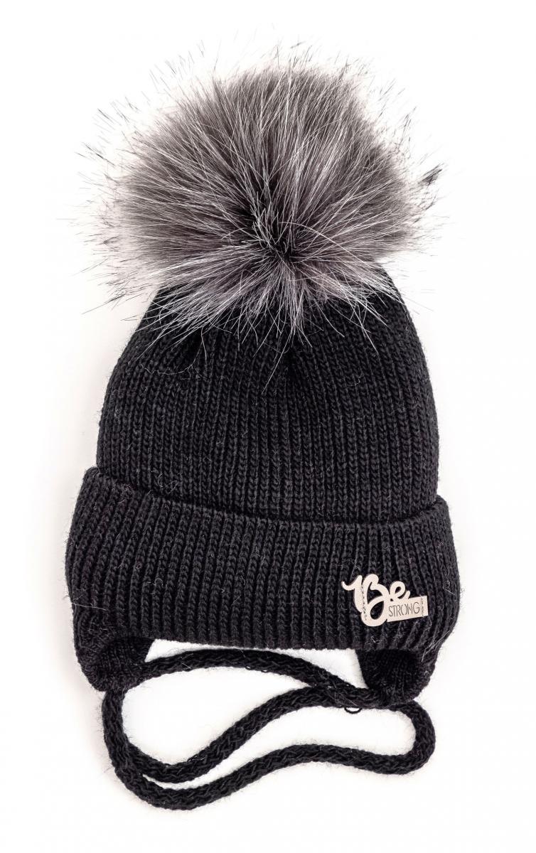 Шапка детская зимняя Alex Стронг 42-46 см Черный