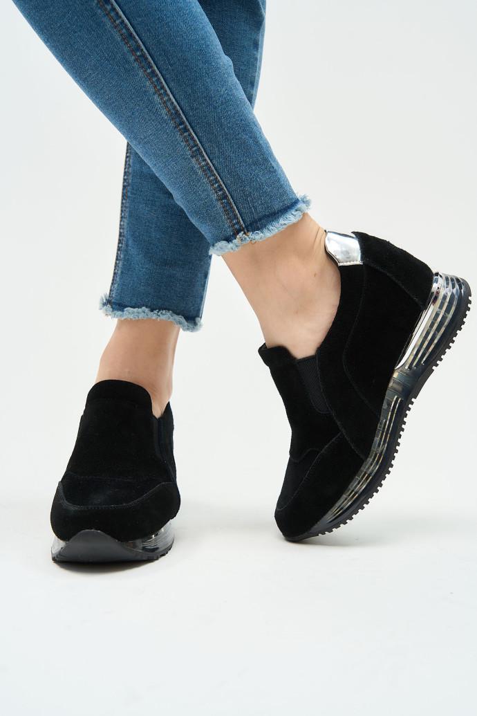 Снікерси жіночі LONZA р. 39 Чорний (174527) - фото 3 Снікерси жіночі LONZA р. 39 Чорний (174527) - фото 3