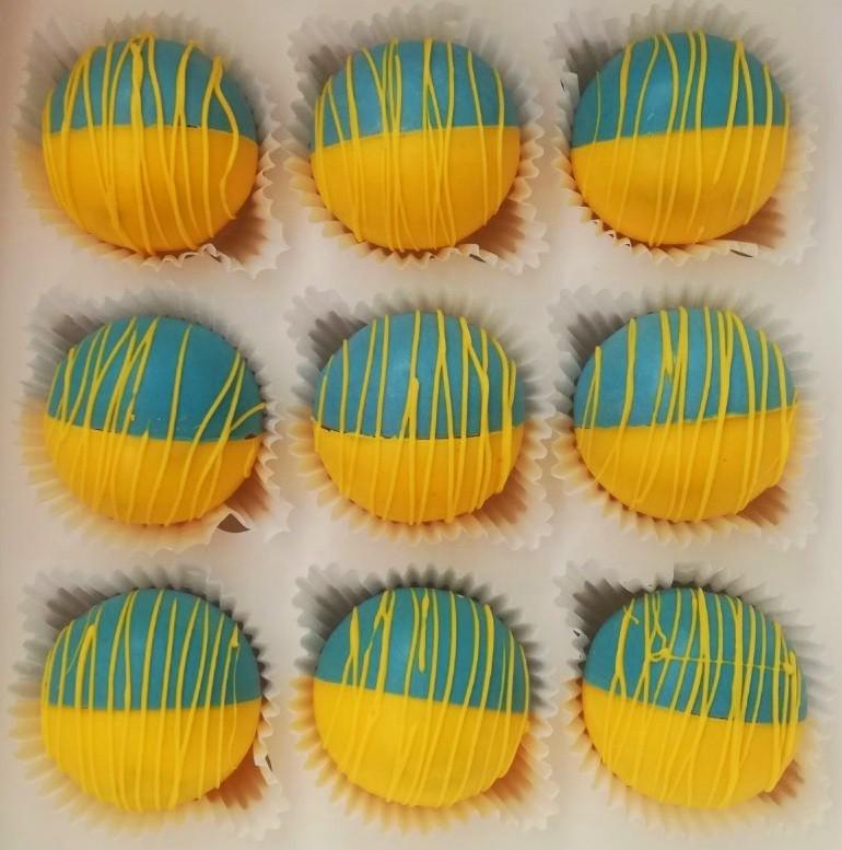 Шоколадные бомбочки из маршмеллоу Mr.Plum Украина d 5,5 см 270 г 9 шт.