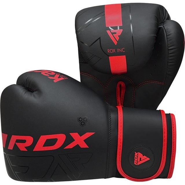 Перчатки боксерские RDX F6 Kara Matte 12 унций капа в комплекте Red - фото 4