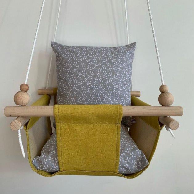 Детская качеля Infancy Веточки Желтый (5748042) Детская качеля Infancy Веточки Желтый (5748042)