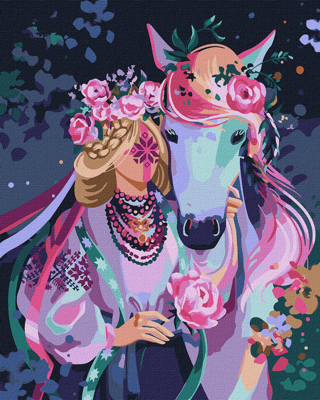 Картина за номерами Ідейка Оберіг долі 40x50 см (KHO5095)