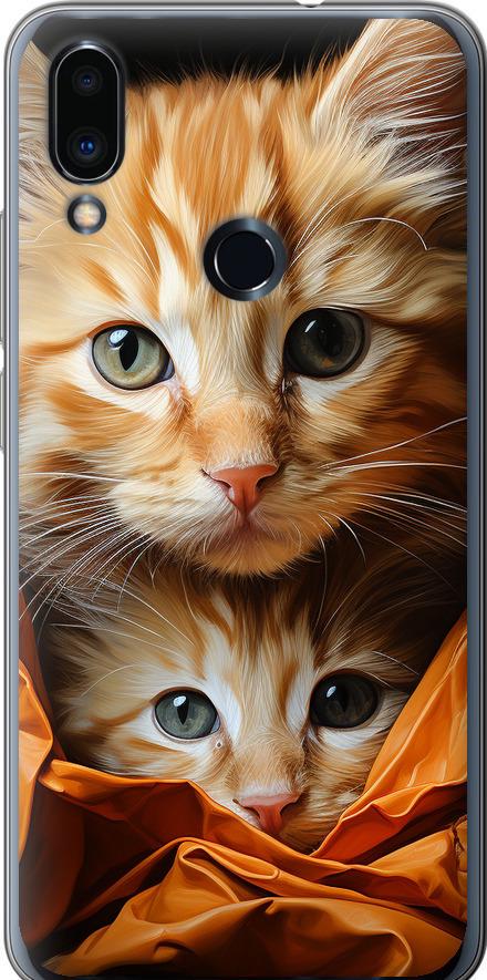 Чехол на Meizu Note 9 Котики 2 (5664t-1689-42517)