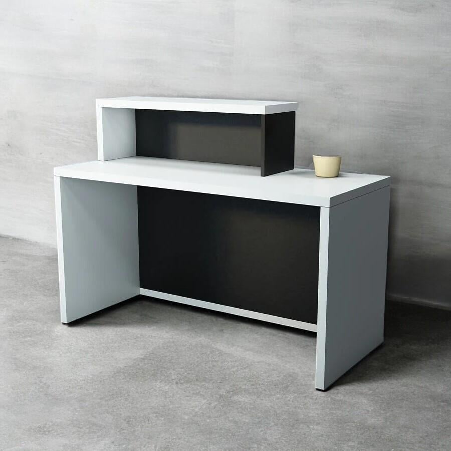 Стойка-ресепшн/4 Tobi Sho левосторонняя для офиса/салона с подсветкой 1400х600х1050 мм Белый/Черный (346578813) - фото 4 Стойка-ресепшн/4 Tobi Sho левосторонняя для офиса/салона с подсветкой 1400х600х1050 мм Белый/Черный (346578813) - фото 4