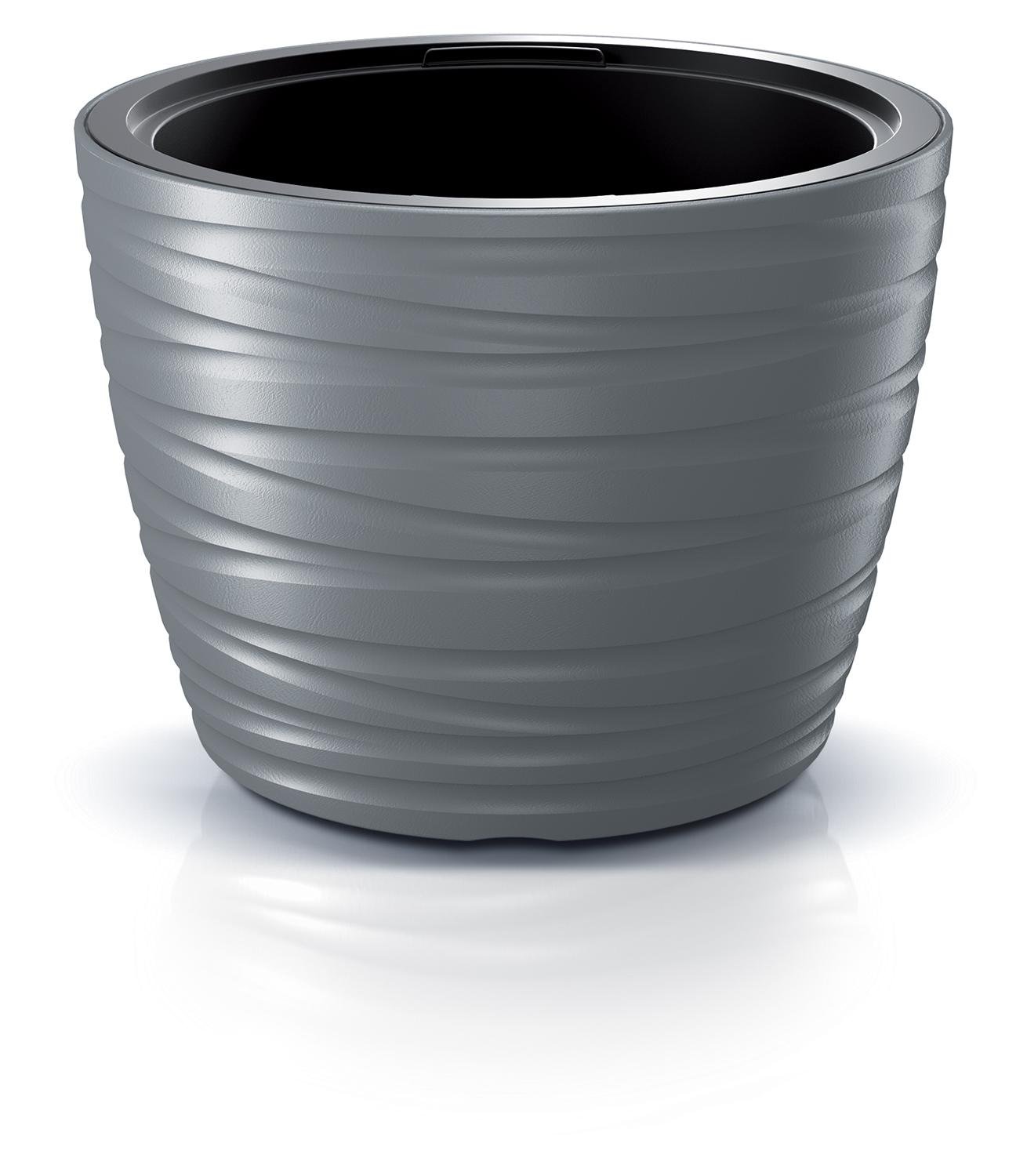 Горшок для цветов Prosperplast MAZE с вкладышем Серый (88802-405)
