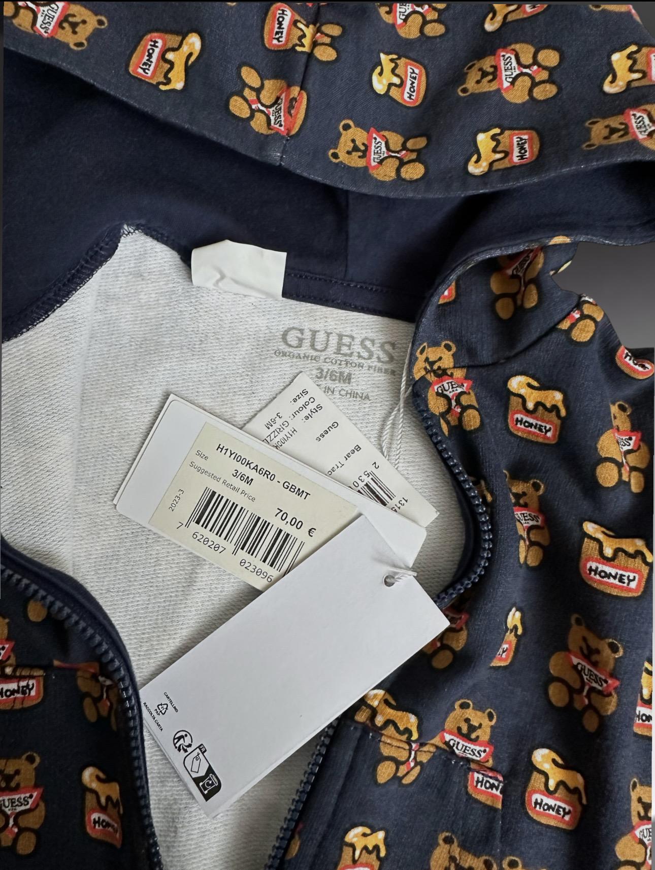 Кофта Guess 3/6 месяцев 62-68 см Синий (001300109) - фото 3