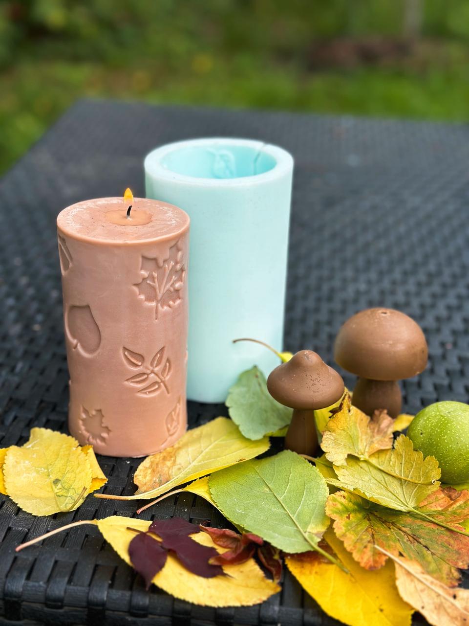 Молд для свічок та мила Циліндр осінь (15420168) - фото 10