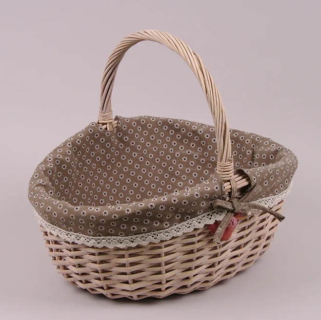 Корзина с тканью Flora (5177)