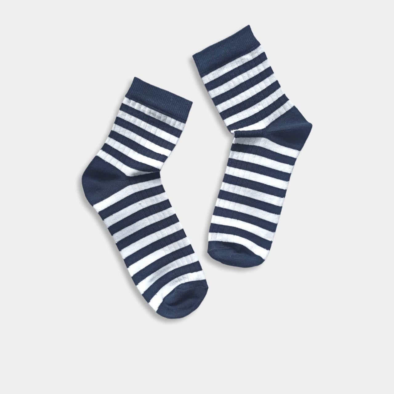 Носки детские TwinSocks р. 22-24 полоска Синий/Белый (362)