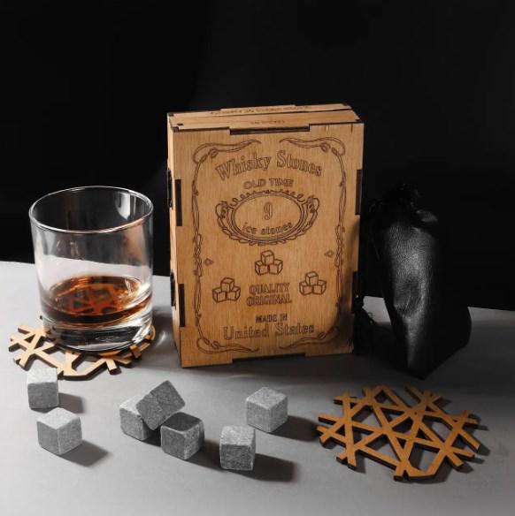 Лед для напитков многоразовый Icestone в деревянной коробке 9 шт. - фото 2 Лед для напитков многоразовый Icestone в деревянной коробке 9 шт. - фото 2