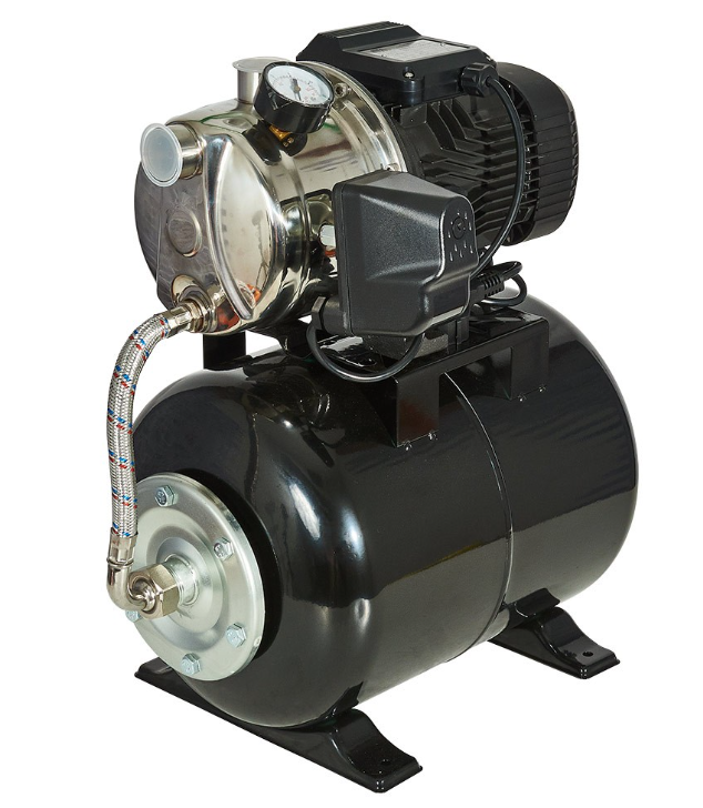 Насосна станція 1 кВт 50 л/хв напір 50 м гідроакумулятор 24 л (148888)