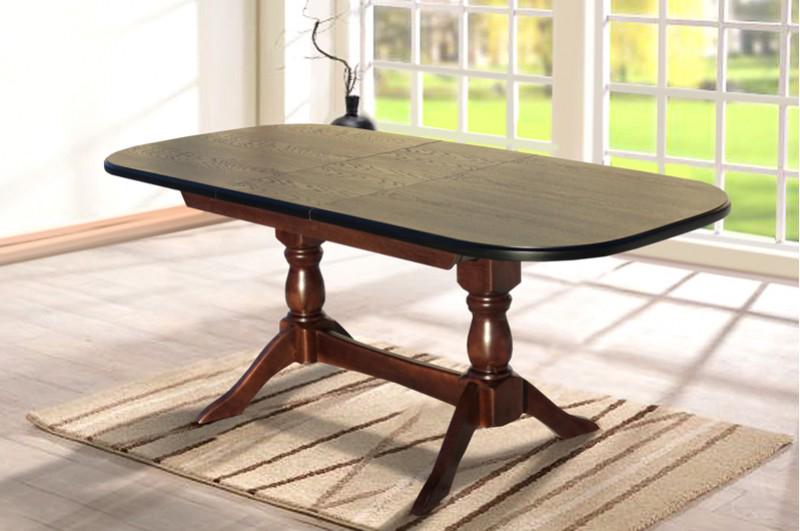 Обеденный стол-трансформер раскладной Comfort Line ОРФЕЙ 1600 мм Орех/Темный орех