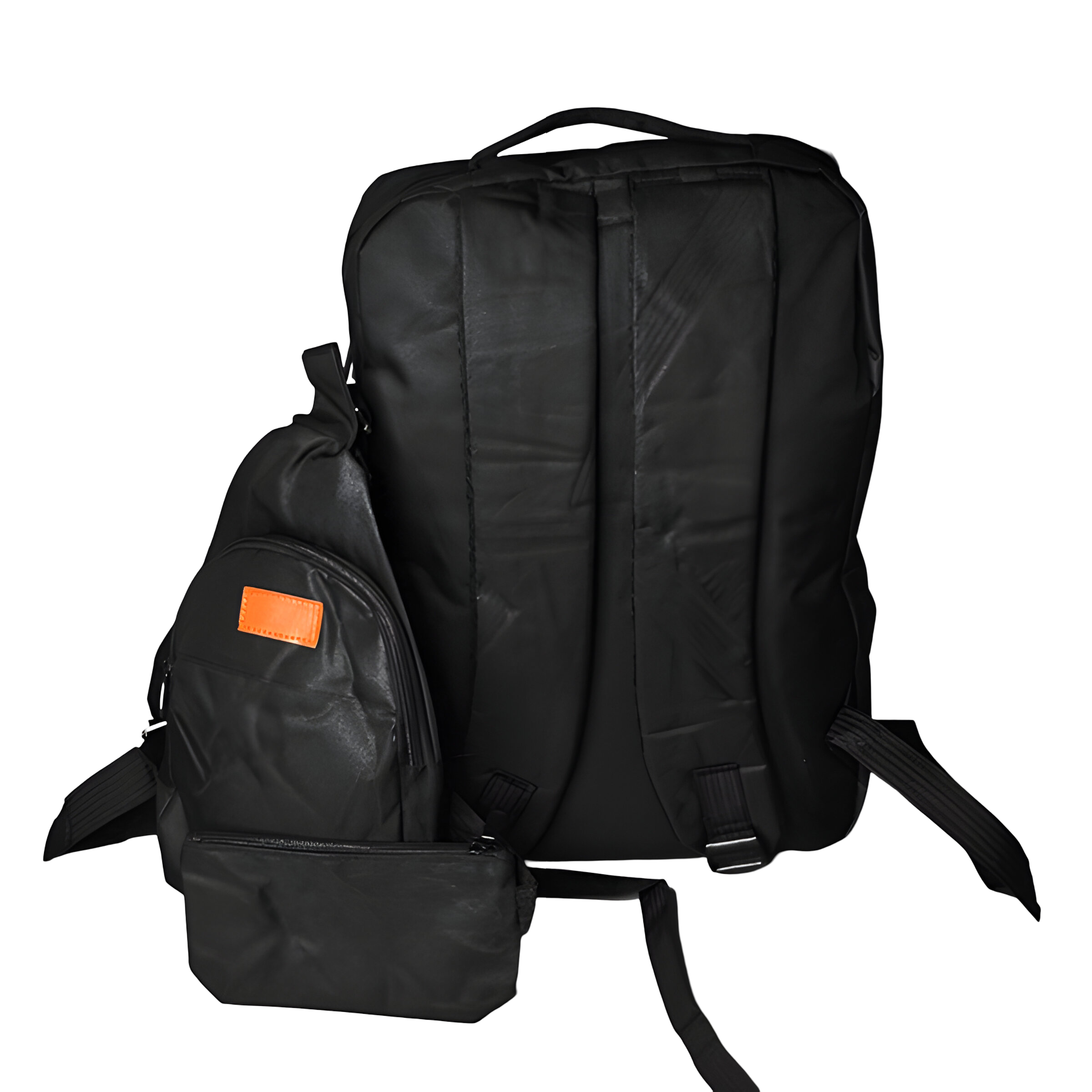 Набор 3в1 рюкзак с USB сумка пенал 27х41х11 см Черный (24-213) - фото 2 Набор 3в1 рюкзак с USB сумка пенал 27х41х11 см Черный (24-213) - фото 2