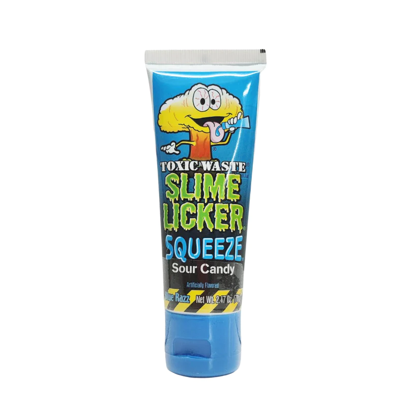 Цукерка желейна Toxic Waste Slime Licker Squeeze Sour Candy Blue 70 г (rgtfbs)