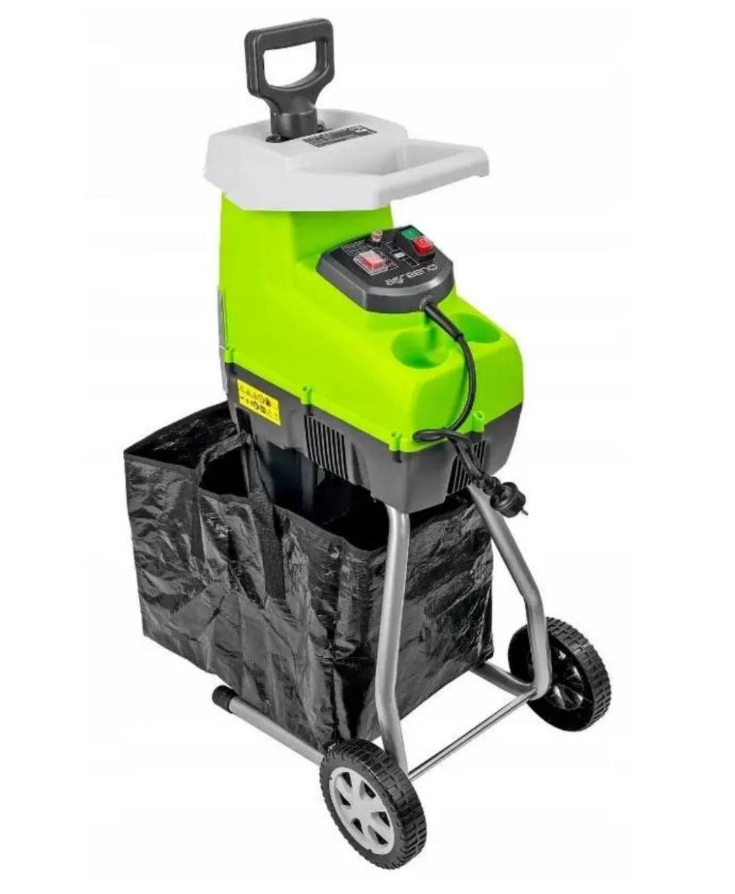 Подрібнювач гілок AGREENO 3500 Вт 60 л