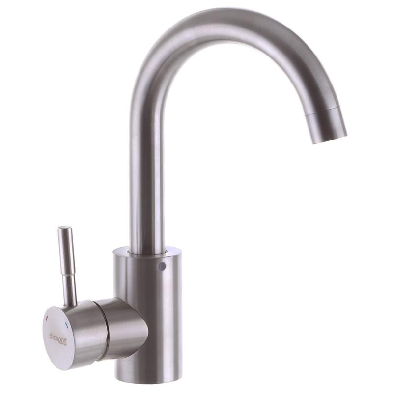 Смеситель для умывальника Champion SUS-001N из нержавеющей стали без подвода (CH0297)