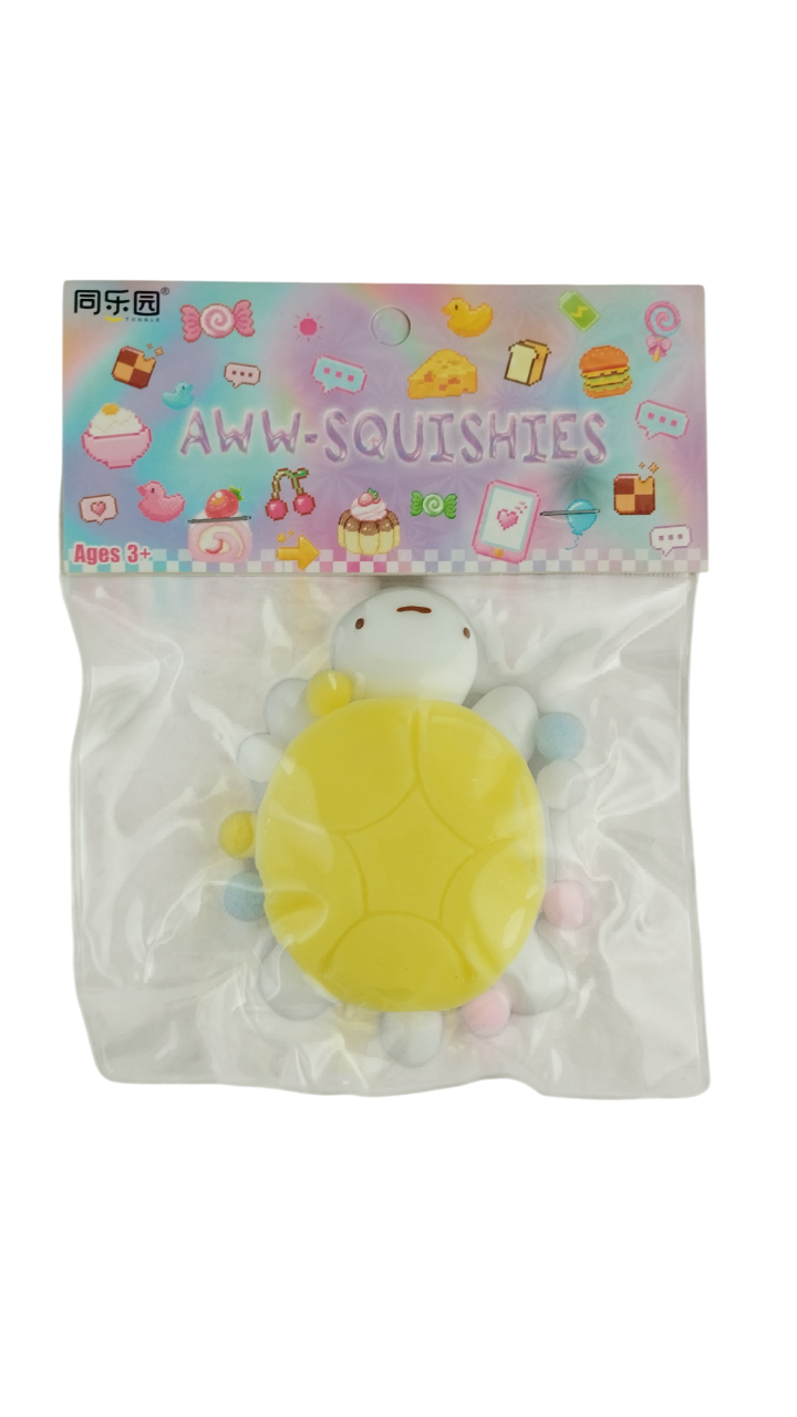 Игрушка антистресс сквиш Черепашка Желтый (000038)
