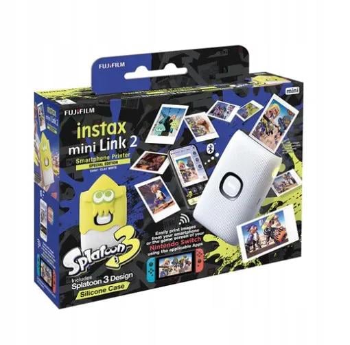 Портативний фотопринтер Fujifilm Instax Mini Link 2 SE/Splatoon Edition 3 White