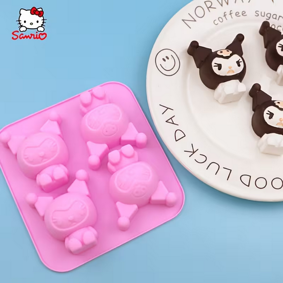 Форма силіконова для випічки Sanrio SAM-0308 Рожевий - фото 5 Форма силіконова для випічки Sanrio SAM-0308 Рожевий - фото 5