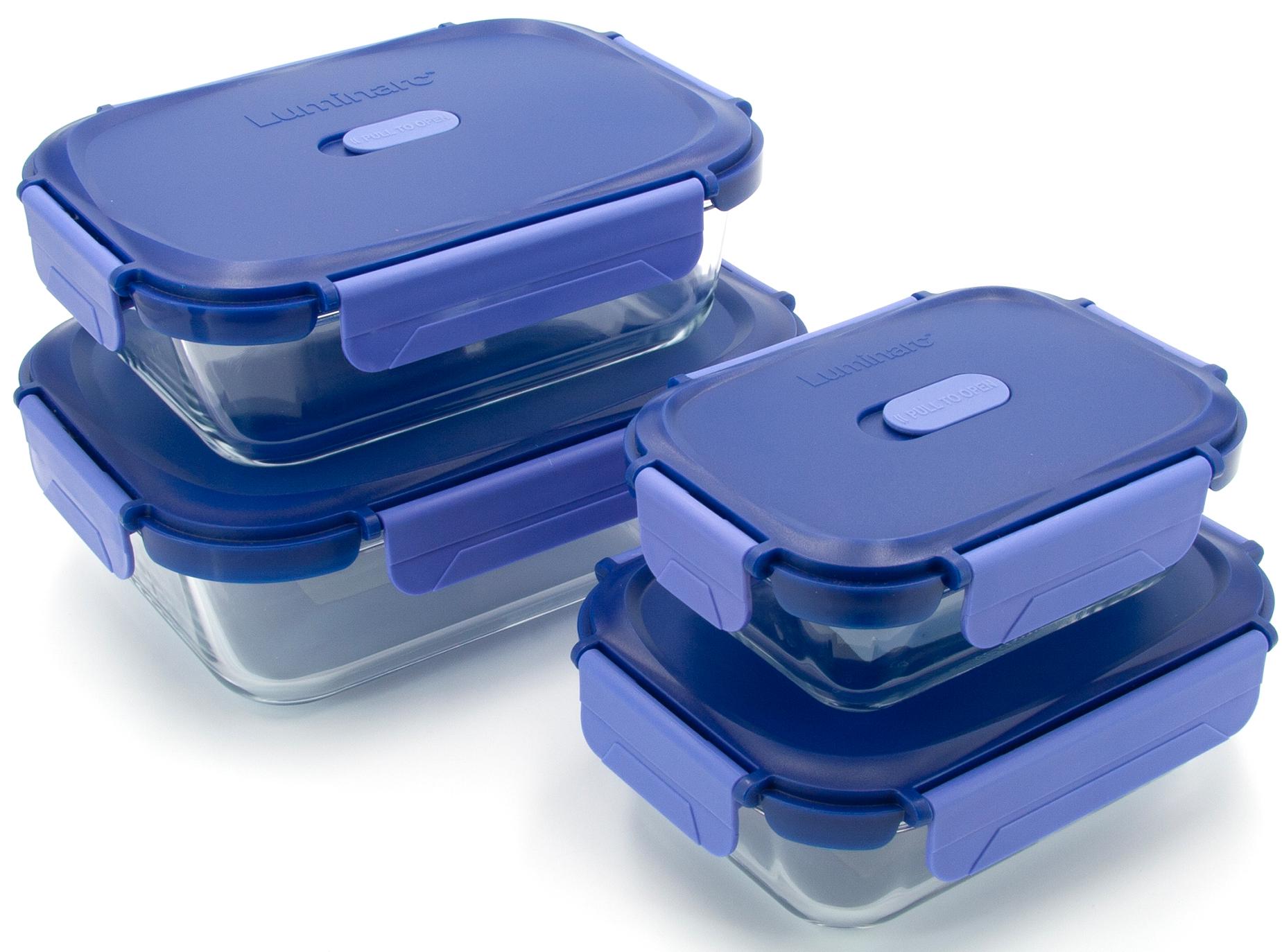 Контейнер прямокутний Luminarc Pure Box Click Clack 370 мл (2818c168) - фото 2 Контейнер прямокутний Luminarc Pure Box Click Clack 370 мл (2818c168) - фото 2