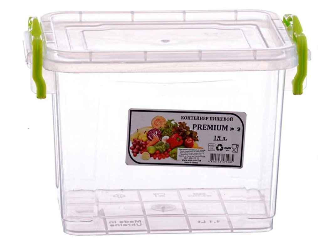 Контейнер AL-PLASTIK 1,4л Premium №02 (94377)