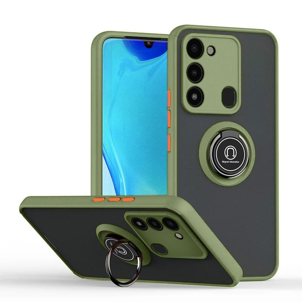 Защитный чехол MatteLuxe Tecno Spark Go 2022 (с кольцом) Khaki (34096-17)