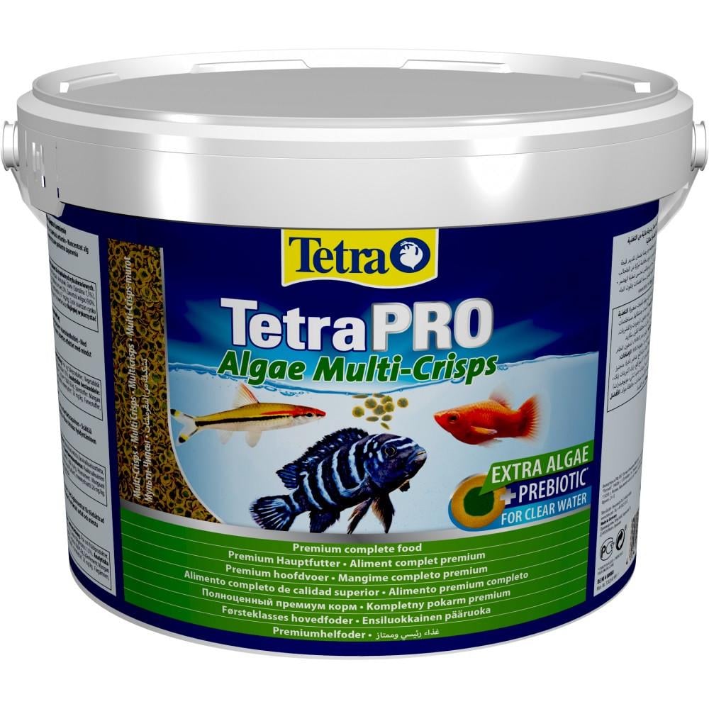 Корм для травоядных рыб Tetra PRO Algae Multi-Crisps с овощами чипсы 1,9 кг/10 л (138827)