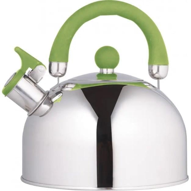 Чайник со свистком Unique UN-5302 нержавеющая сталь 2,5 л Зеленый (12159993) - фото 1 Чайник со свистком Unique UN-5302 нержавеющая сталь 2,5 л Зеленый (12159993) - фото 1