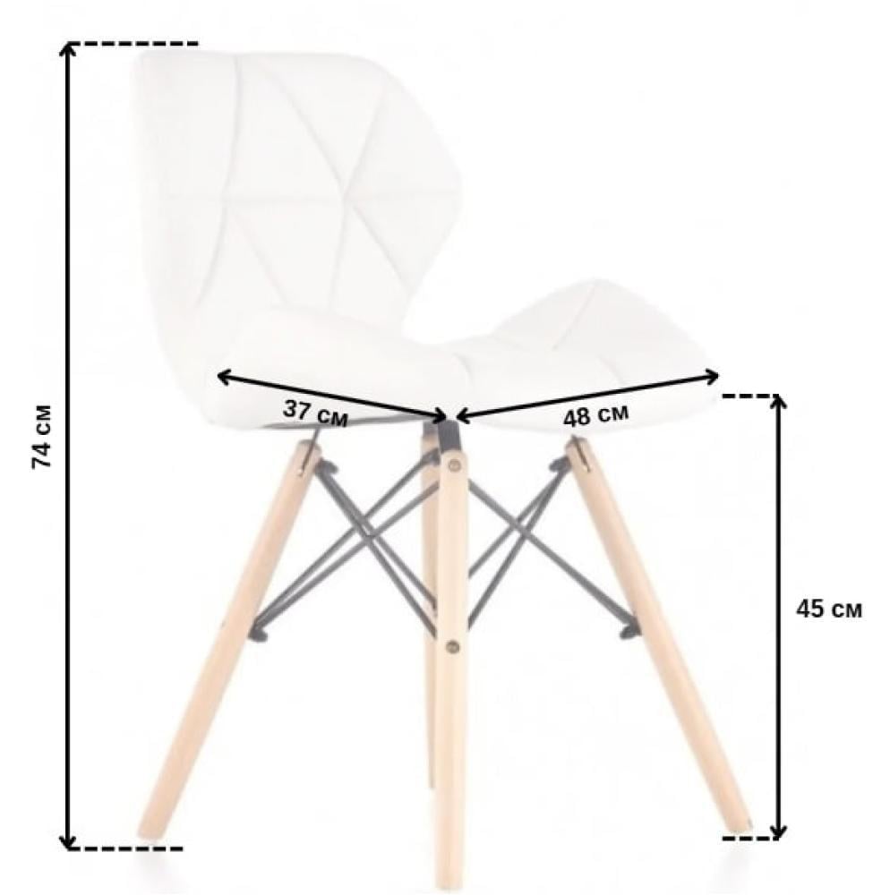 Крісло офісне Bonro B-531 екошкіра Білий (4424) - фото 5 Крісло офісне Bonro B-531 екошкіра Білий (4424) - фото 5