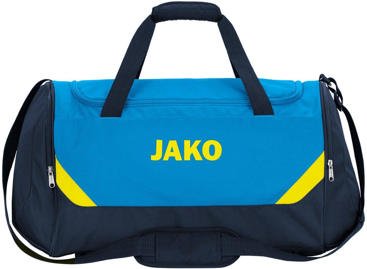 Спортивна сумка Jako Iconic 62L унісекс 65x30x32 см Синій/Блакитний/Жовтий (24995885) Спортивна сумка Jako Iconic 62L унісекс 65x30x32 см Синій/Блакитний/Жовтий (24995885)