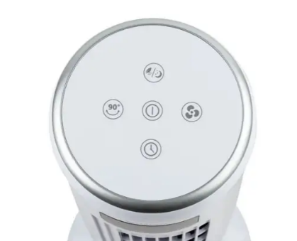 Вентилятор баштовий Silver Crest STVD 45 A1 з дисплеєм і дистанційним керуванням Білий (16333) - фото 2