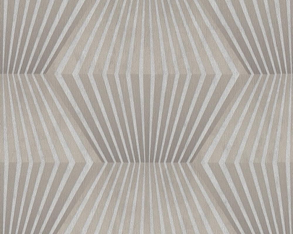 Обои виниловые на флизелиновой основе A.S. Creation Titanium 38204-3 Бежевый/Серый (13557064)
