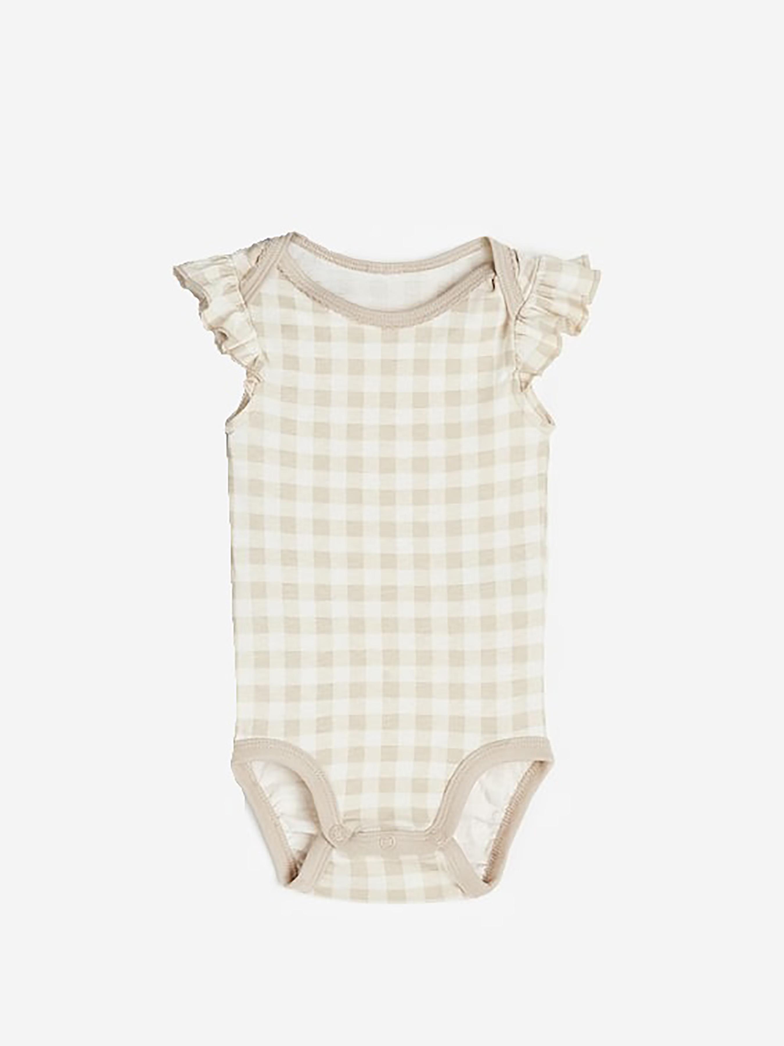 Боді H&M р. 86 см Бежево-білий (A60111262981)