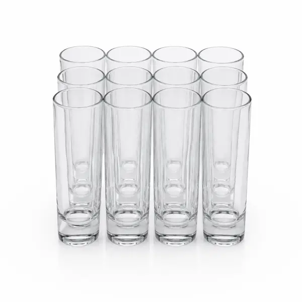 Набор стеклянных рюмок для подачи крепких напитков Conical Glass водки/настойок и ликеров 10,5х4 см 12 шт. по 65 мл Прозрачный (HP-17-10) Набор стеклянных рюмок для подачи крепких напитков Conical Glass водки/настойок и ликеров 10,5х4 см 12 шт. по 65 мл Прозрачный (HP-17-10)
