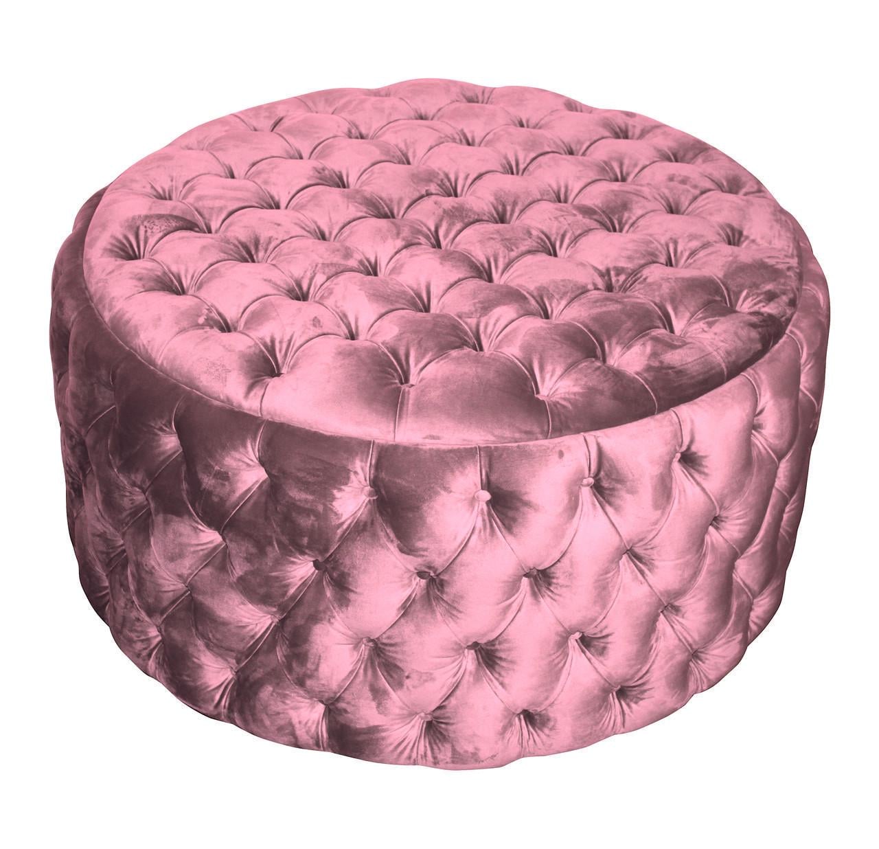 Пуф MeBelle Amster+ велюр 100x100x50 см Розовый (0173) Пуф MeBelle Amster+ велюр 100x100x50 см Розовый (0173)
