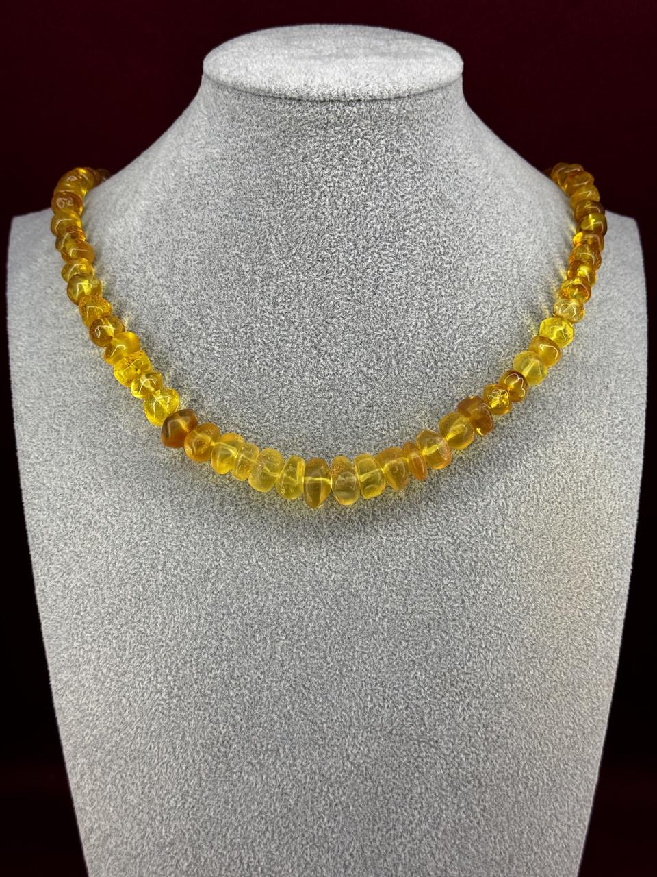 Бусы из янтаря лечебные 54 см (н-852)
