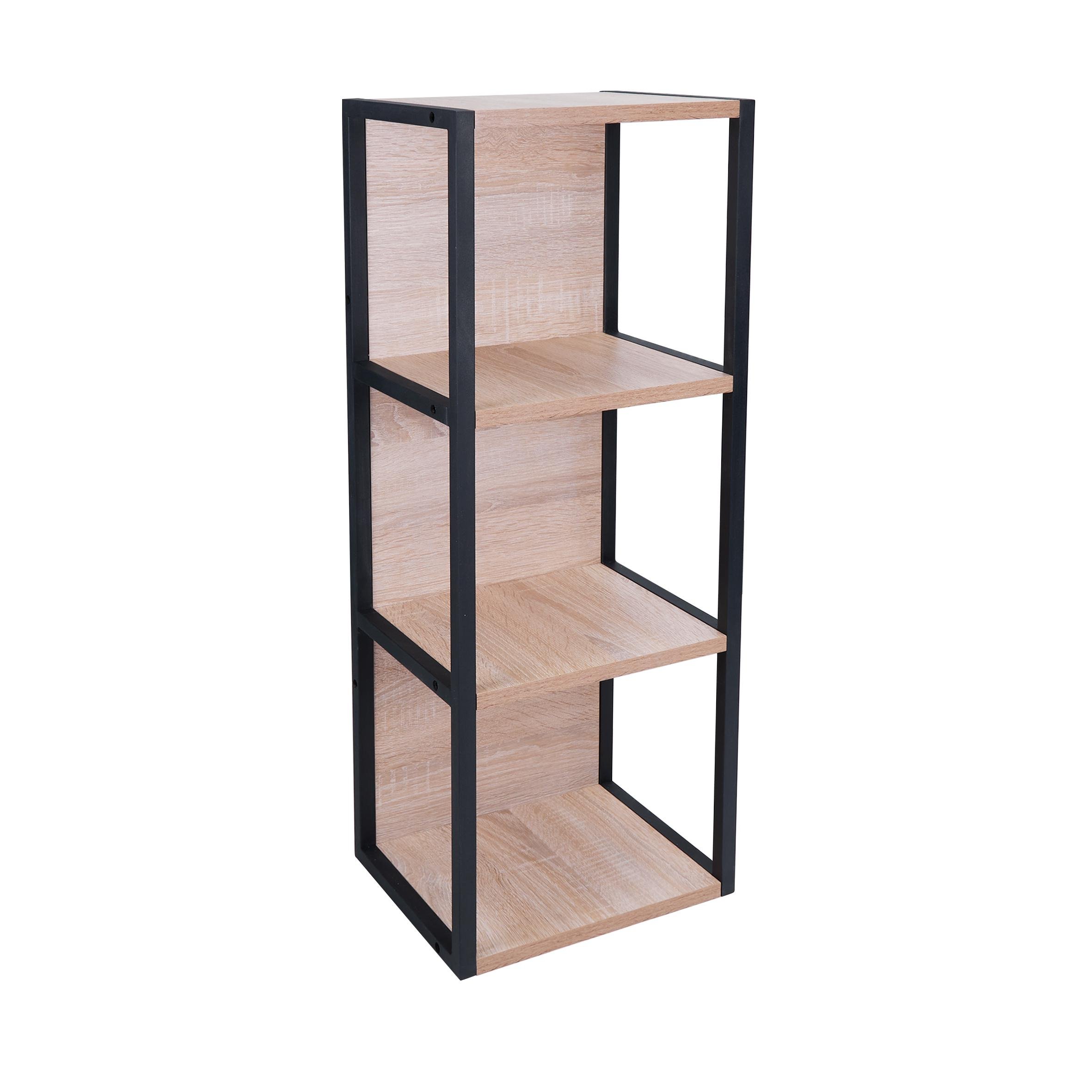 Пенал подвесной Qtap Taurus oak открытый 250х814х300 мм Whitish (QT24762SP814WO)