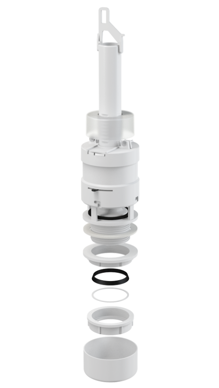 Механизм сливной для бачка унитаза Alca Plast А93 A07 (SW-107806)