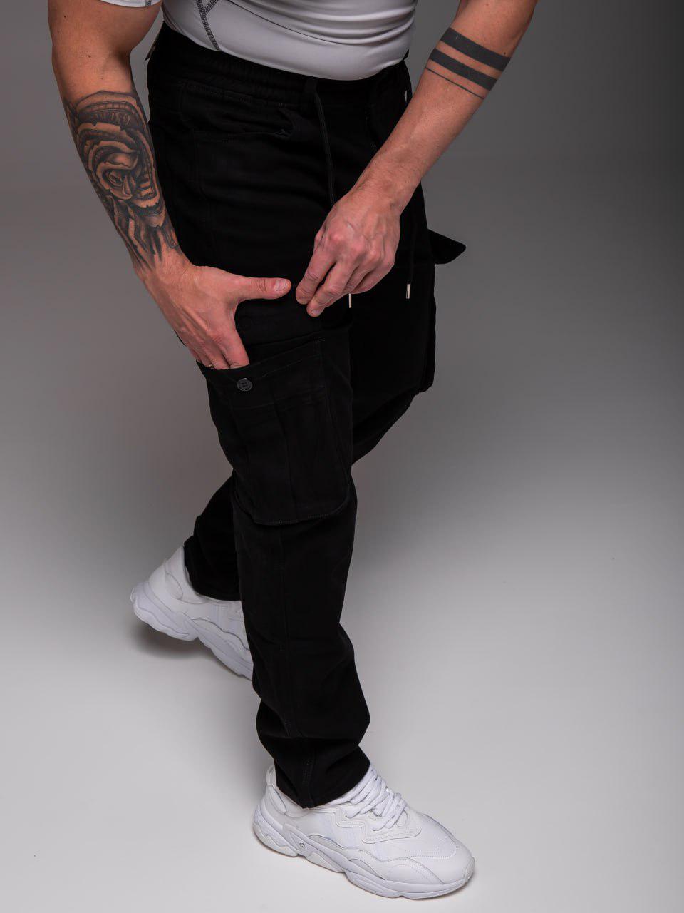 Джинсы мужские зимние VV на флисе с карманами р. 29 Черный (2439) - фото 2 Джинсы мужские зимние VV на флисе с карманами р. 29 Черный (2439) - фото 2