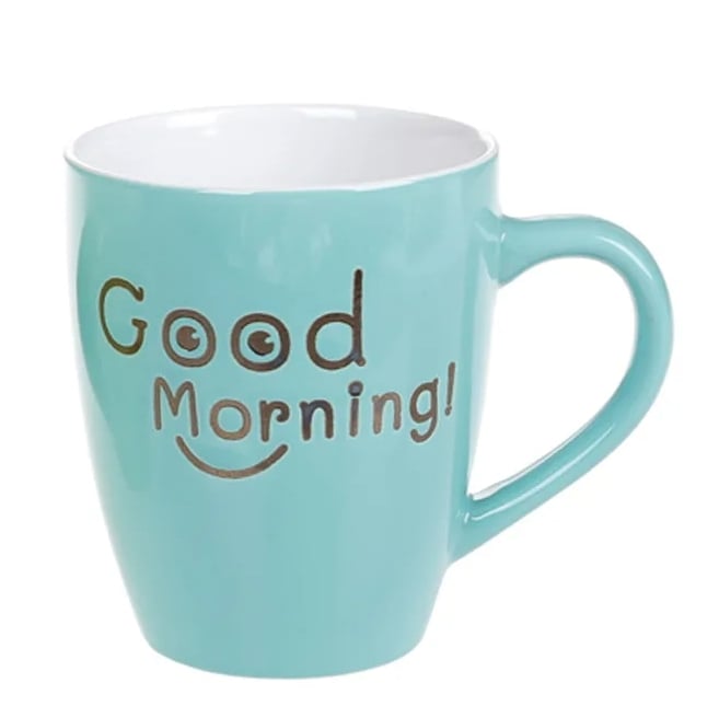 Чашка керамическая Flora "Good Morning" 0,36 л (31752)
