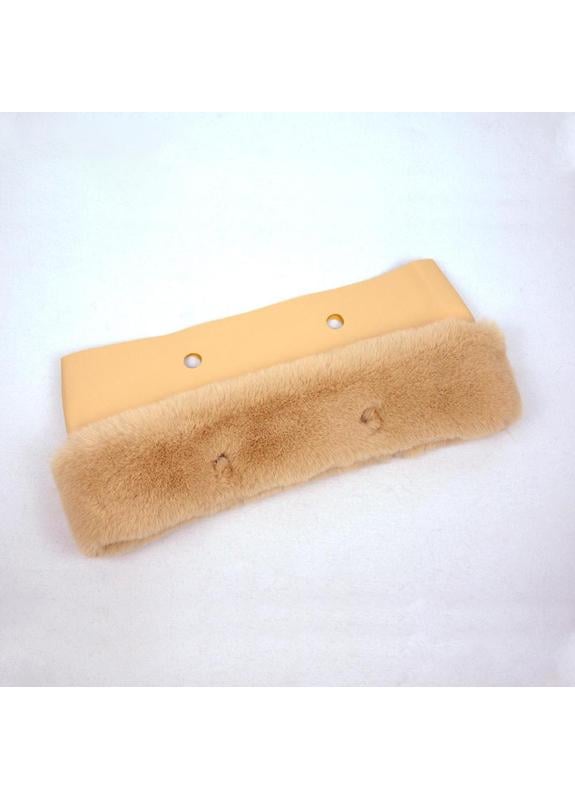 Манжет меховой для сумки Mini Бежевый (9955)